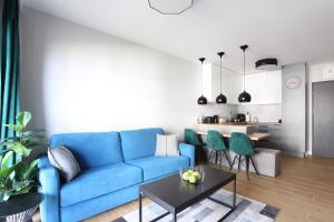 Kuchyňa alebo kuchynka v ubytovaní Apartament Gardenia Sea&Sun DZIWNÓW PRZY PLAŻY