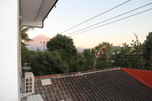a view from the roof of a house at Karma Amed Guesthouse in Amed