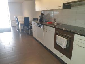 Kuhinja oz. manjša kuhinja v nastanitvi 3 Doppel Zimmer Apartement in 9320 Arbon