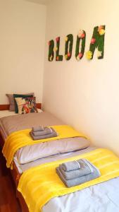 Posteľ alebo postele v izbe v ubytovaní Apartment Greenhouse