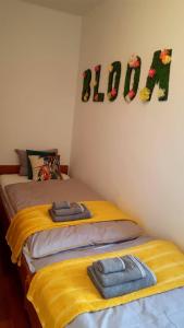 Posteľ alebo postele v izbe v ubytovaní Apartment Greenhouse