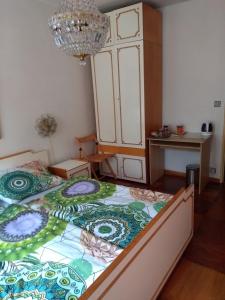 Postel nebo postele na pokoji v ubytování Ubytování Vilová 8, Karlovy Vary