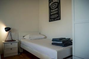 Posteľ alebo postele v izbe v ubytovaní Vacation house near sea & beaches with HEATED POOL & BBQ