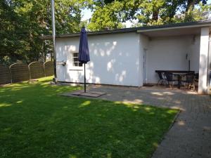 Zahrada ubytování Ferienhaus Strandmuschel am Ostseestrand Zierow