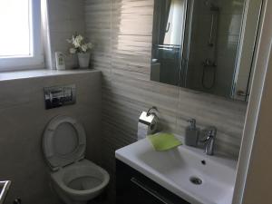 Kúpeľňa v ubytovaní Apartmani Eden Vrsi Mulo