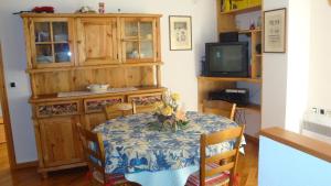 Dapur atau dapur kecil di Appartement Les Clarines +7 gambar
