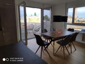 TV a/nebo společenská místnost v ubytování City Appartement Wien-Schwechat