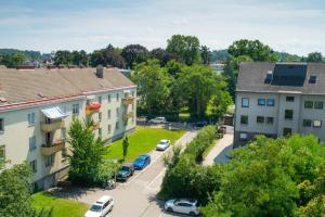 Budova, v ktorej sa apartmánový hotel nachádza
