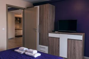 TV a/nebo společenská místnost v ubytování Hotel Euforia Lounge