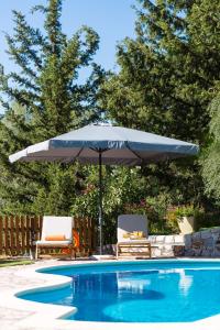 The swimming pool at or close to Vrisali Traditional Stone Villa