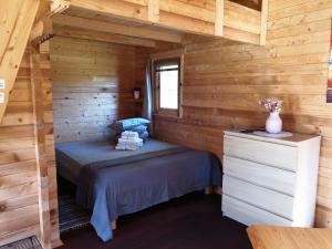 Postel nebo postele na pokoji v ubytování Camping Noras