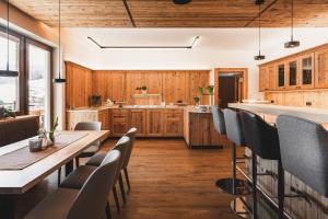 Eldhús eða eldhúskrókur á Hotel Garni Tirol