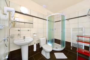 Kúpeľňa v ubytovaní Hotel Hradec