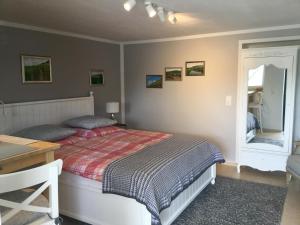Postel nebo postele na pokoji v ubytování Ferienwohnung Scheib