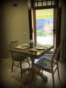 Zona de comedor en the country house