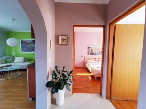 Posteľ alebo postele v izbe v ubytovaní Apartment Arena Zagreb