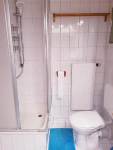 Et badeværelse på Gäste Apartement Casa Luber
