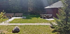 Ogród w obiekcie PokojeKajaki DD Swornegacie