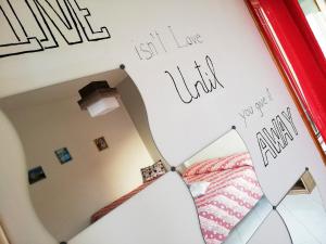 Postel nebo postele na pokoji v ubytování Nido d'amore