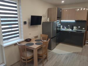 Kuchyň nebo kuchyňský kout v ubytování Apartment RELAX