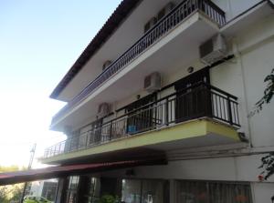 Balkón nebo terasa v ubytování Chris Apartments