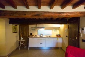 Kuchyň nebo kuchyňský kout v ubytování Agriturismo Il Poderaccio