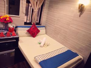 Un lugar para sentarse en Dhillon Hotel -Paris Guest House Reception 10th floor Block E