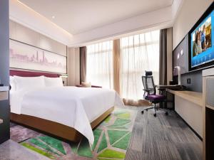 Μια τηλεόραση ή/και κέντρο ψυχαγωγίας στο Hampton by Hilton Guangzhou Dongxiaonan