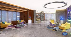 Χώρος καθιστικού στο Hampton by Hilton Guangzhou Dongxiaonan