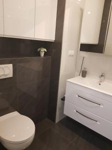Kúpeľňa v ubytovaní Apartamenty Bliżej Morza Kasprowicza