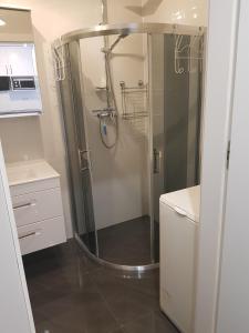 Kúpeľňa v ubytovaní Apartamenty Bliżej Morza Kasprowicza