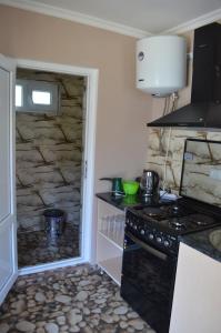 Kuchyň nebo kuchyňský kout v ubytování Guesthouse Qarim