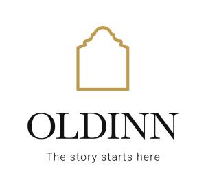 an oldinn the story starts here logo at Hotel OLDINN in Český Krumlov
