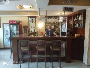 Lounge nebo bar v ubytování Hotel Bazaar