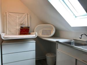 Küche/Küchenzeile in der Unterkunft Ferienhaus "Auf dem Bremsberg"