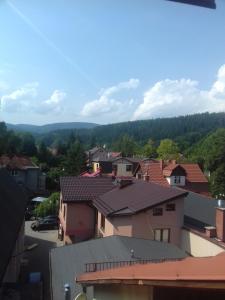 Widok na góry z tej kwatery prywatnej