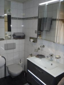Koupelna v ubytování Ferienwohnung Mondfänger