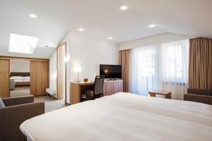 Krevet ili kreveti u jedinici u okviru objekta Hotel Mistral Superior