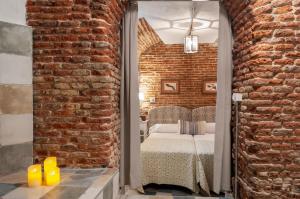 Ein Bett oder Betten in einem Zimmer der Unterkunft Luxury Apartment museum mile. Air condicioning