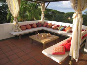 Area soggiorno di Villa Osumare Guest House