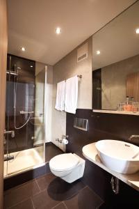Kylpyhuone majoituspaikassa Gasthof-Hotel Pietsch