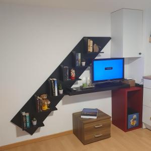 Knihovna v apartmánu
