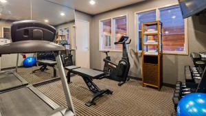 Fitness centrum a/nebo fitness zařízení v ubytování Best Western Plus Rama Inn & Suites