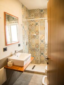 Koupelna v ubytování Oda Hotel Tirana