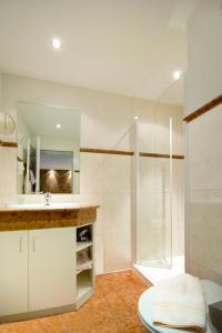 Koupelna v ubytování Wellness-Hotel Talblick