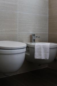 Koupelna v ubytování Hotel Caesar