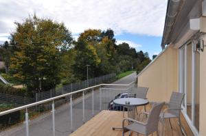 En balkong eller terrass på Ferienwohnung Vollert