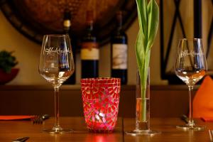 Nápoje v ubytování Hotel-Restaurant Hackteufel