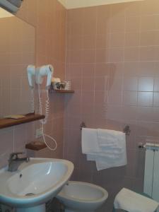 Koupelna v ubytování Hotel Molino D'Era