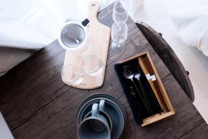NEST HATAGAYA Stylish Apt房間的床